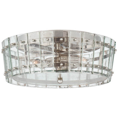 Cadence Three Light Flush Mount in Polished Nickel (268|S 4651PN-AM)