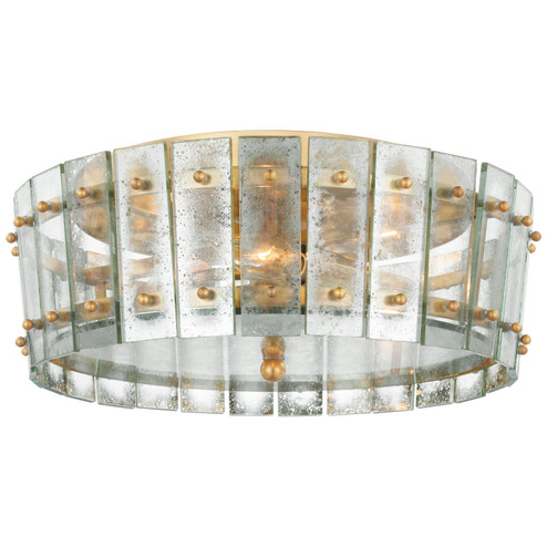 Cadence Three Light Flush Mount in Hand-Rubbed Antique Brass (268|S 4651HAB-AM)