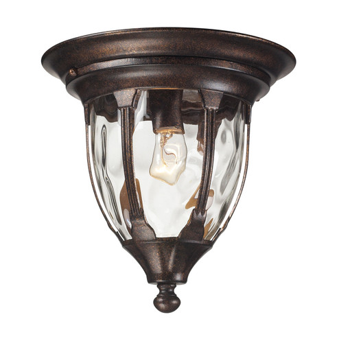 Glendale One Light Flush Mount in Regal Bronze (45|45004/1)