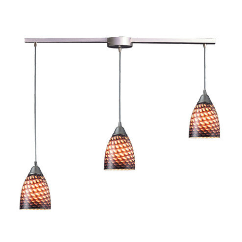 Arco Baleno Three Light Pendant in Satin Nickel (45|416-3L-C)