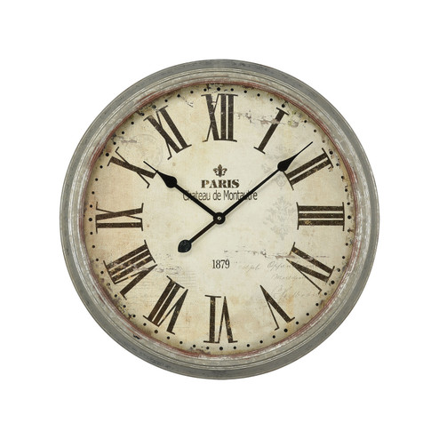 Chateaude Montautre Clock in Salvaged Gray Oak (45|3205-008)
