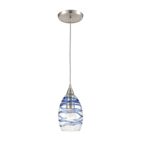 Vines One Light Mini Pendant in Satin Nickel (45|31742/1)