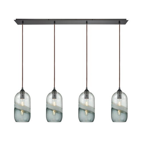 Sutter Creek Four Light Pendant in Oil Rubbed Bronze (45|25102/4LP)