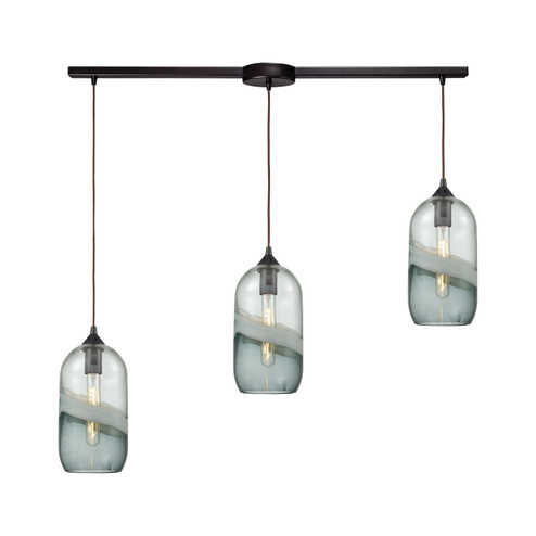 Sutter Creek Three Light Pendant in Oil Rubbed Bronze (45|25102/3L)