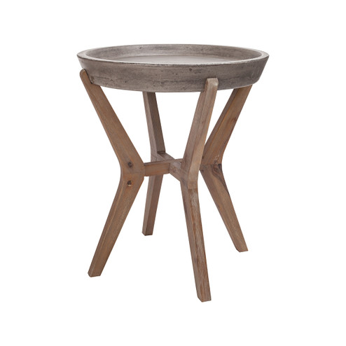 Tonga Accent Table in Polished Concrete (45|157-034)