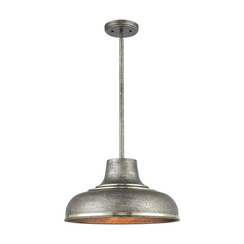 Kerin One Light Pendant in Polished Nickel (45|15575/1)