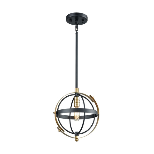 Caldwell One Light Mini Pendant in Matte Black (45|15284/1)