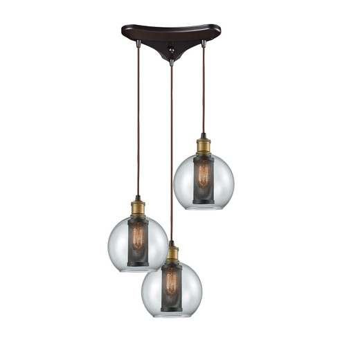 Bremington Three Light Pendant in Oil Rubbed Bronze (45|14530/3)