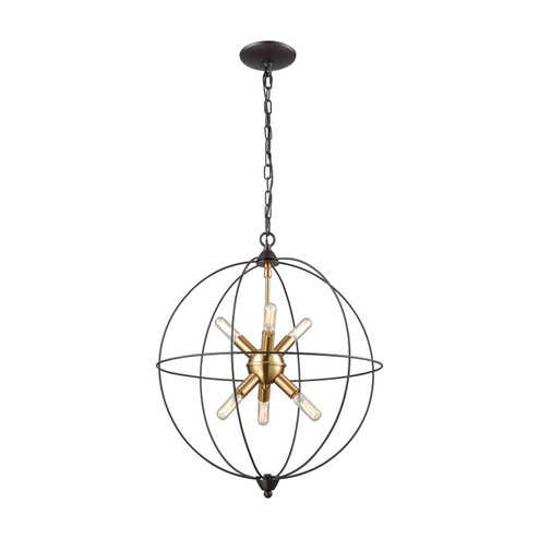 Loftin Six Light Chandelier in Oil Rubbed Bronze (45|14511/6)