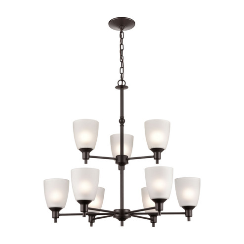 Jackson Nine Light Chandelier in Oil Rubbed Bronze (45|1359CH/10)