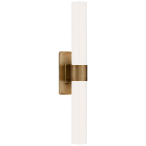 Presidio Two Light Wall Sconce in Hand-Rubbed Antique Brass (268|S 2164HAB-WG)