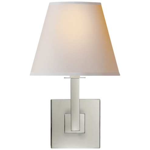 Architectural One Light Wall Sconce in Brushed Steel (268|S 20BS-L)