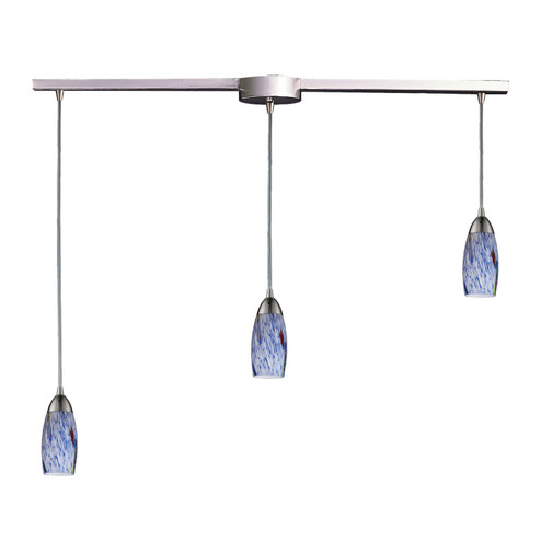 Milan Three Light Pendant in Satin Nickel (45|110-3L-BL)