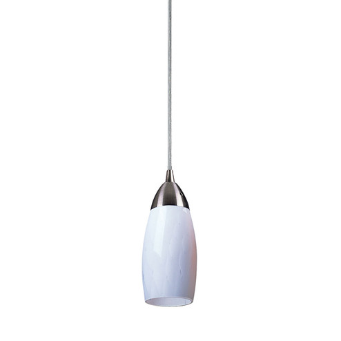 Milan One Light Mini Pendant in Satin Nickel (45|110-1WH)