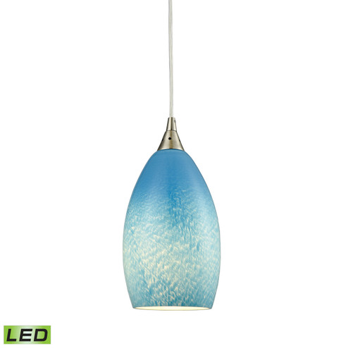 Earth LED Mini Pendant in Satin Nickel (45|10510/1SKY-LED)