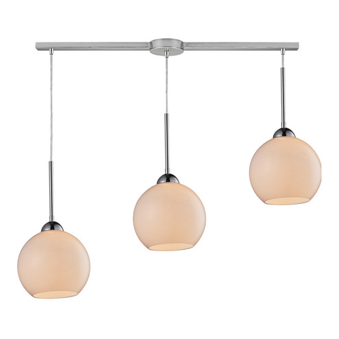 Cassandra Three Light Pendant in Polished Chrome (45|10240/3L-WH)