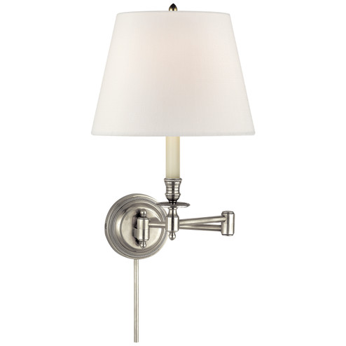 Candle Stick One Light Swing Arm Wall Sconce in Antique Nickel (268|S 2010AN-L)