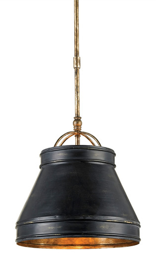 Lumley One Light Pendant in French Black/Pyrite Bronze (142|9868)