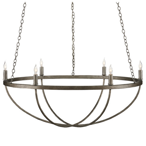 Quillian Six Light Chandelier in Light Molé (142|9000-0942)