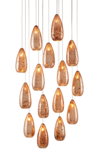 Rame 15 Light Pendant in Copper/Silver (142|9000-0905)