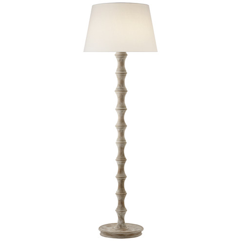 BAMBOO One Light Floor Lamp in Belgian White (268|S 111BW-L)