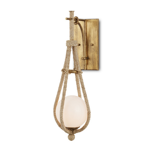 Passageway Collection One Light Wall Sconce in Natural/Gold/White (142|5000-0211)
