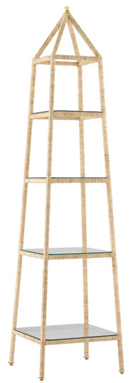 Narra Etagere in Natural/Contemporary Gold Leaf (142|3000-0181)