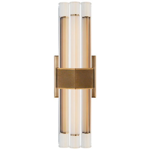 Fascio LED Wall Sconce in Hand-Rubbed Antique Brass (268|LR 2905HAB-CG) Fascio LED Wall Sconce in Hand-Rubbed Antique Brass (268|LR 2905HAB-CG)