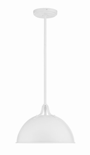 Soto One Light Pendant in White (60|SOT-18013-WH)