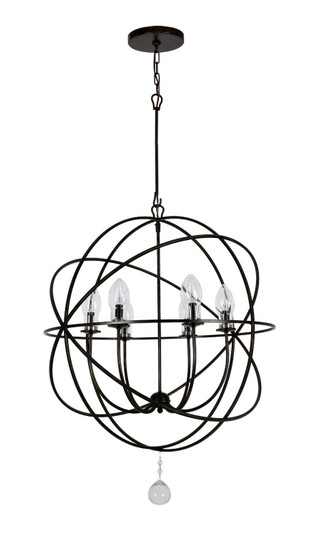 Solaris Six Light Outdoor Chandelier in English Bronze (60|SOL-9328-EB)