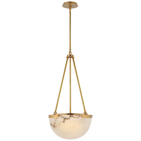 Melange LED Pendant in Antique-Burnished Brass (268|KW 5618AB-ALB)