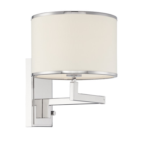 Madison One Light Wall Sconce in Polished Nickel (60|MAD-B4101-PN)