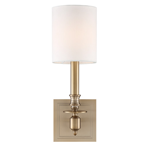 Lloyd One Light Wall Sconce in Aged Brass (60|LLO-481-AG)