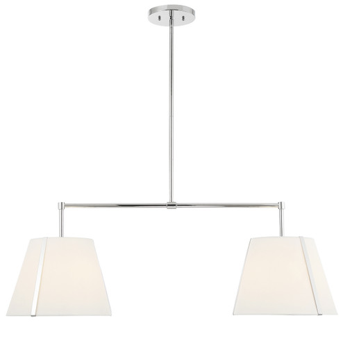 Fulton Four Light Chandelier in Polished Nickel (60|FUL-906-PN)