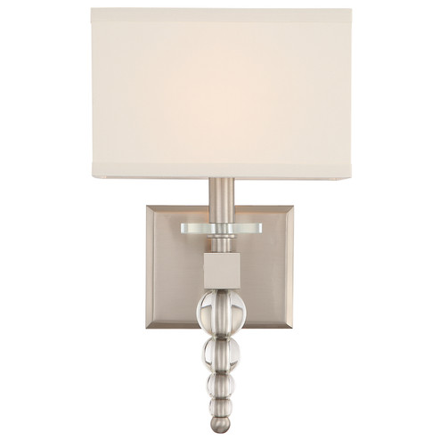 Clover One Light Wall Sconce in Brushed Nickel (60|CLO-8892-BN)