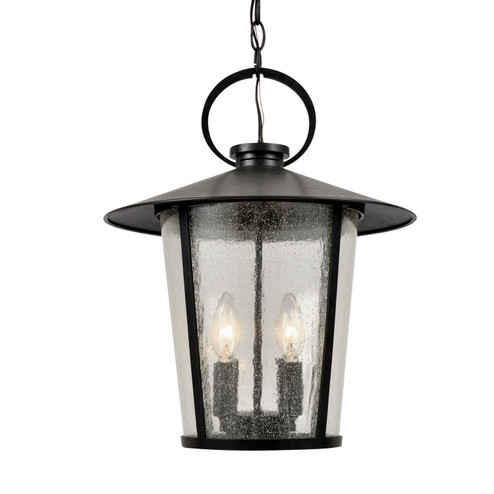 Andover Four Light Outdoor Chandelier in Matte Black (60|AND-9204-SD-MK)