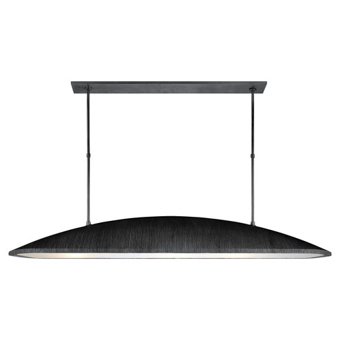 Utopia LED Linear Chandelier in Aged Iron (268|KW 5550AI-FA)