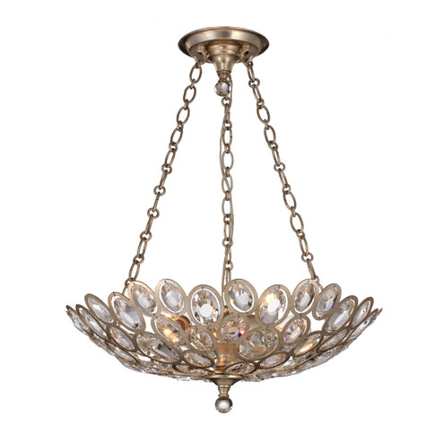 Sterling Three Light Chandelier in Distressed Twilight (60|7584-DT)