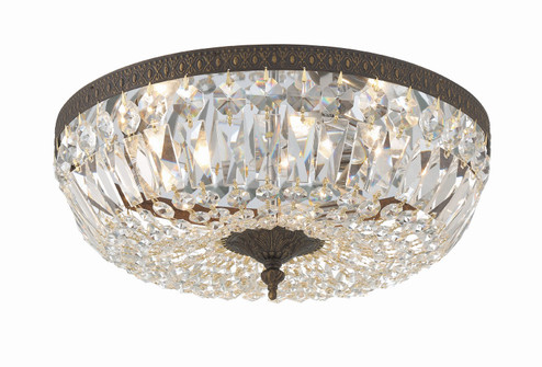 Waltham Three Light Flush Mount in English Bronze (60|716-EB-CL-MWP)