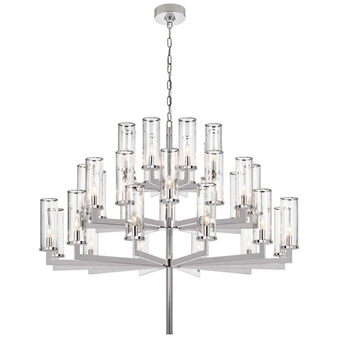 Liaison 32 Light Chandelier in Polished Nickel (268|KW 5202PN-CG) Liaison 32 Light Chandelier in Polished Nickel (268|KW 5202PN-CG)
