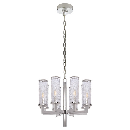 Liaison Eight Light Chandelier in Polished Nickel (268|KW 5200PN-CRG) Liaison Eight Light Chandelier in Polished Nickel (268|KW 5200PN-CRG)