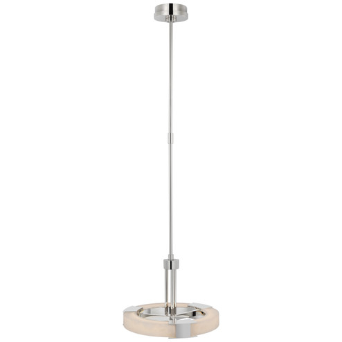 Covet LED Pendant in Polished Nickel and Alabaster (268|KW 5136PN/ALB)