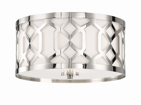 Jennings Three Light Flush Mount in Polished Nickel (60|2263-PN)