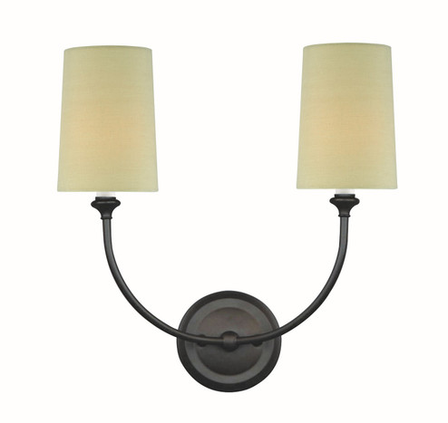 Sylvan Two Light Wall Sconce in Dark Bronze (60|2242-DB)