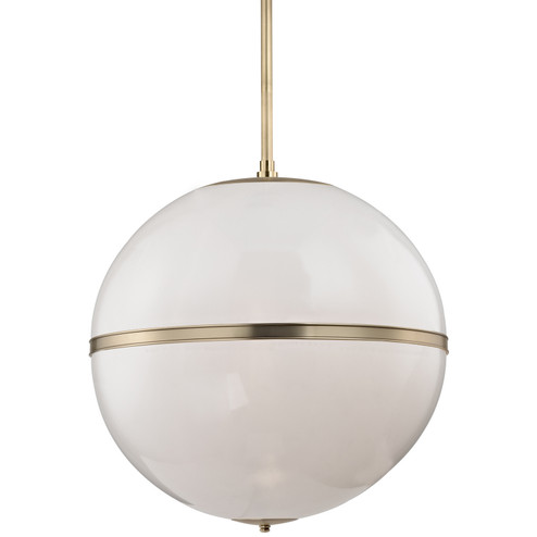 Truax Four Light Chandelier in Aged Brass (60|2030-AG)