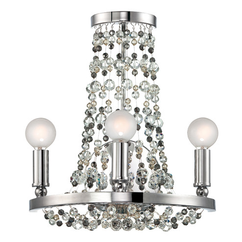 Channing Three Light Wall Sconce in Polished Chrome (60|1542-CH-MWP)