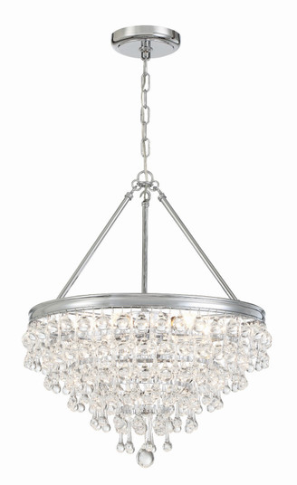 Calypso Six Light Chandelier in Polished Chrome (60|136-CH)