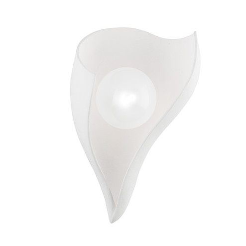 Moonstone One Light Wall Sconce in Gesso White (68|331-01-GSW)
