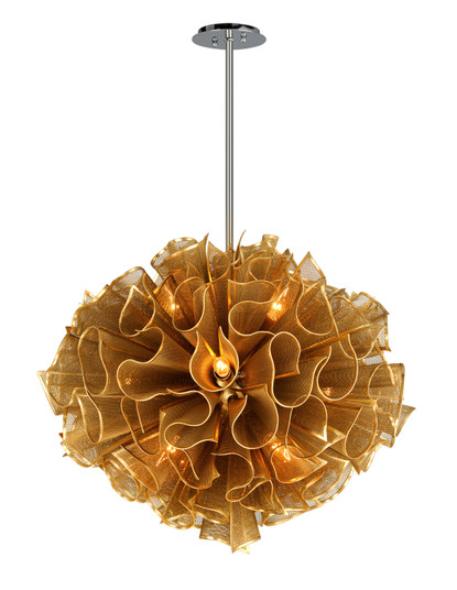 Pulse 12 Light Chandelier in Gold Leaf (68|218-412)