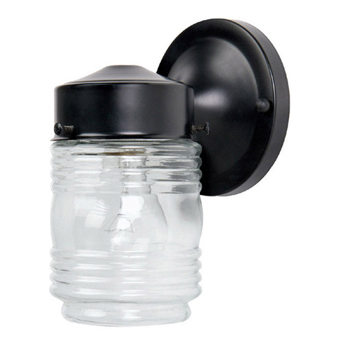 Outdoor One Light Outdoor Wall Lantern in Black (65|9946BK)